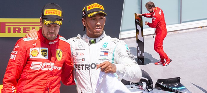 Sebastian Vettel se po VC Kanady vyhnul pozávodním rozhovorům, naháněl komisaře a dokonce i sebral ceduli s číslem 1 pro vítězný vůz a k Hamiltonovu mercedesu přidělil jeho dvojku.