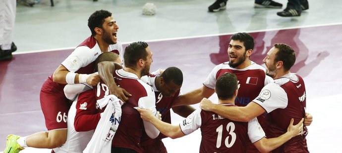 Házenkáři Kataru slaví senzační postup do finále domácího MS