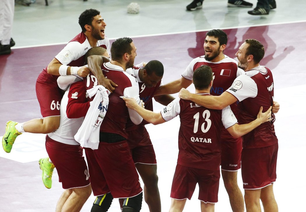 Házenkáři Kataru slaví senzační postup do finále domácího MS