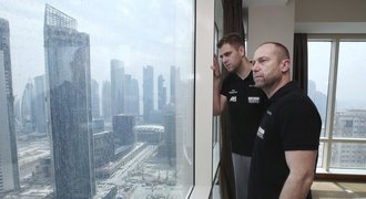 Čeští házenkáři si v Kataru užívají luxus a výhled z 33. patra