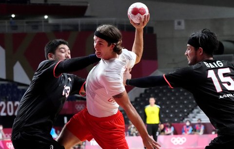Házenkáři Dánska na úvod olympijského turnaje deklasovali domácí Japonce