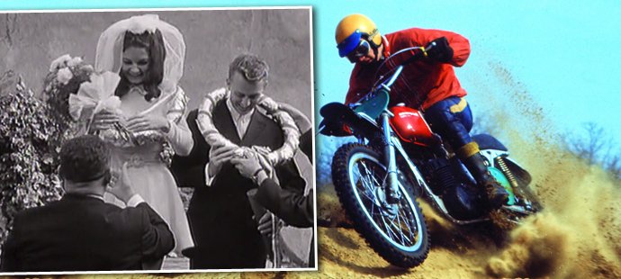 V říjnu 1968 se čtyřnásobný mistr světa v motokrosu Švéd Torsten Hallman oženil s československou Miss Motor Jarmilou Toťovou na Karlštejně...