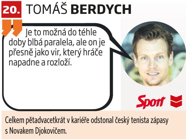 20. Tomáš Berdych
