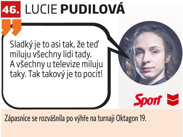 46. Lucie Pudilová