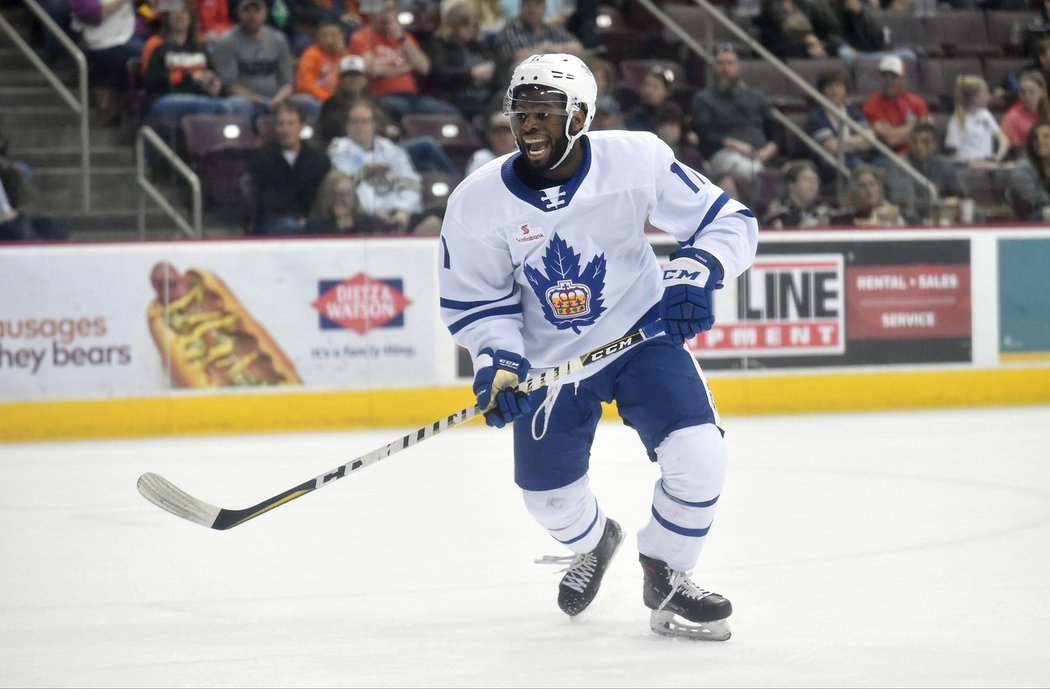 Jordan Subban v barvách Toronto Marlies v AHL