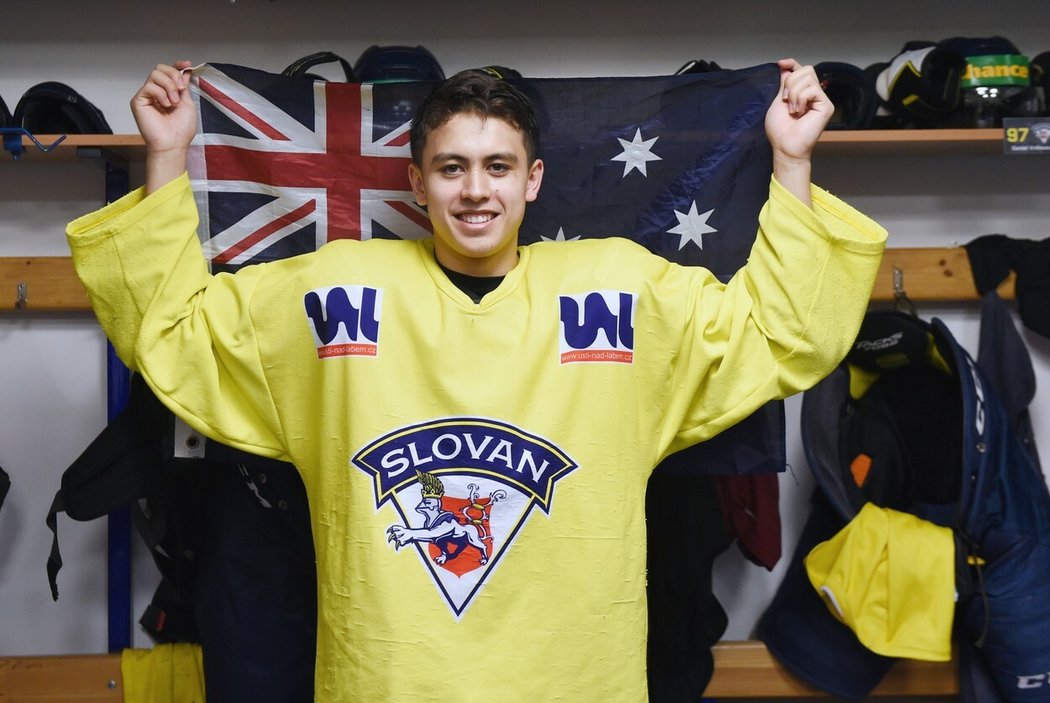 Kale Costa pochází z Austrálie, ale hraje hokej v Česku