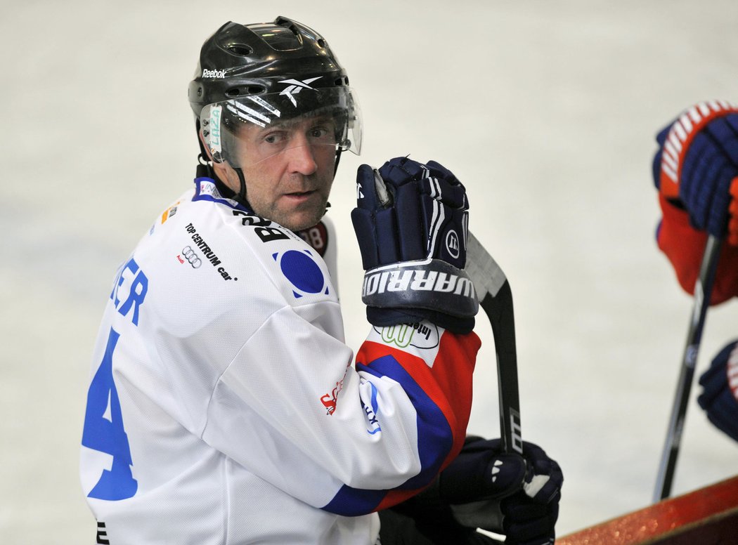 Jiří Štajner předvedl na Slovácké benefici své hokejové umění