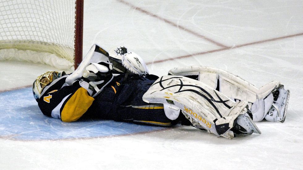 Patrick Lalime, brankář Buffala Sabres