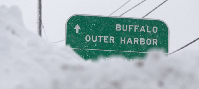 Buffalo je pod sněhem, zápas s Rangers byl zrušen