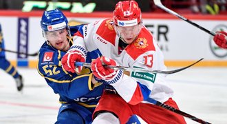 Švédové na úvod Českých hokejových her přestříleli Rusko. Zářil Eriksson