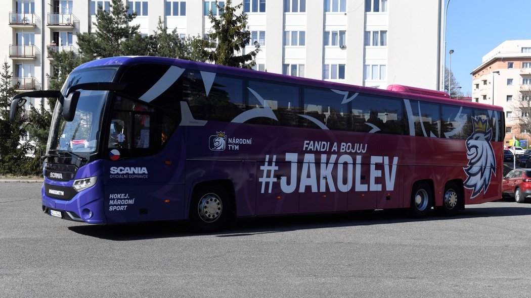 Nový luxusní autobus české hokejové reprezentace