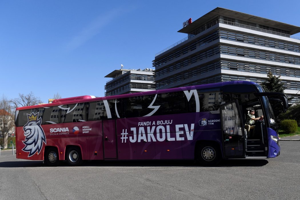 Nový luxusní autobus české hokejové reprezentace