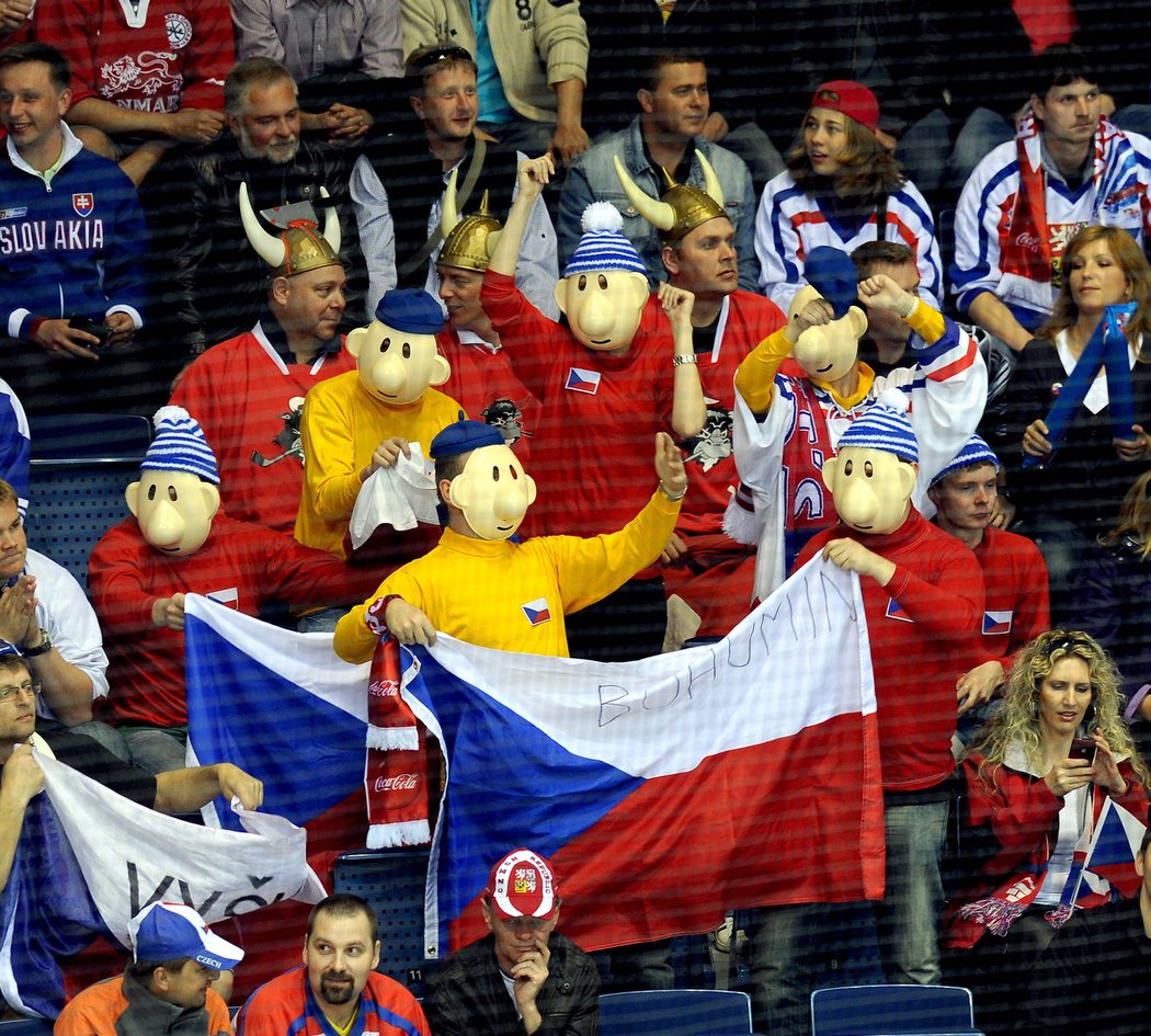 Fanoušci byli opět velkou oporou pro české hokejisty