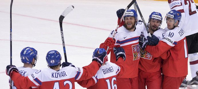 Čeští hokejisté se na výhru nad Lotyšskem hodně nadřeli