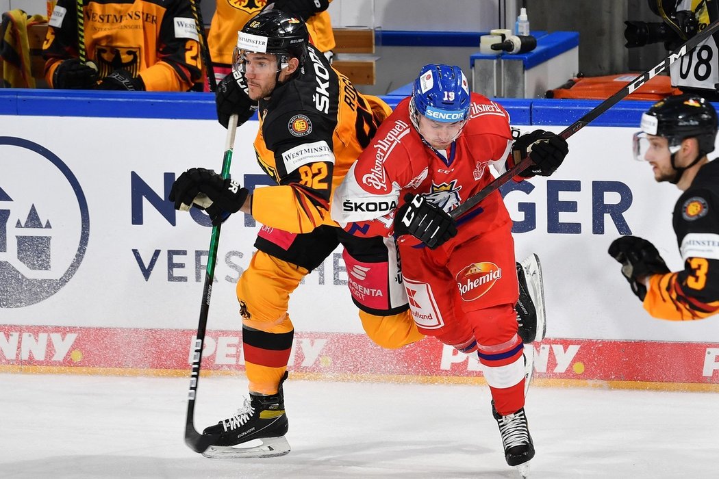 Česká hokejová reprezentace sehrála před MS přípravný duel s Německem