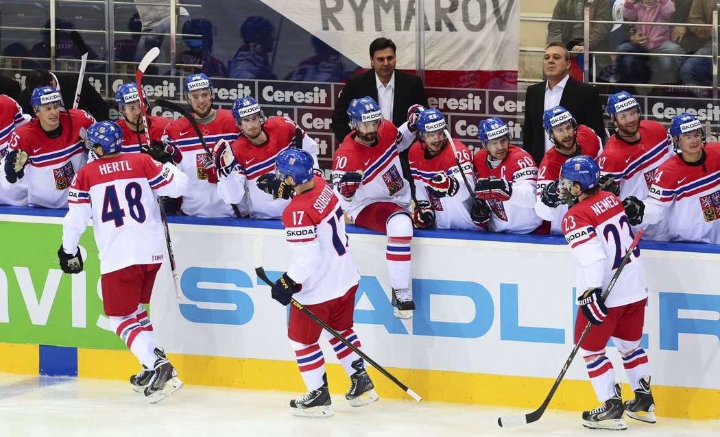 Čeští hokejisté se přiblížili účasti ve čtvrtfinále