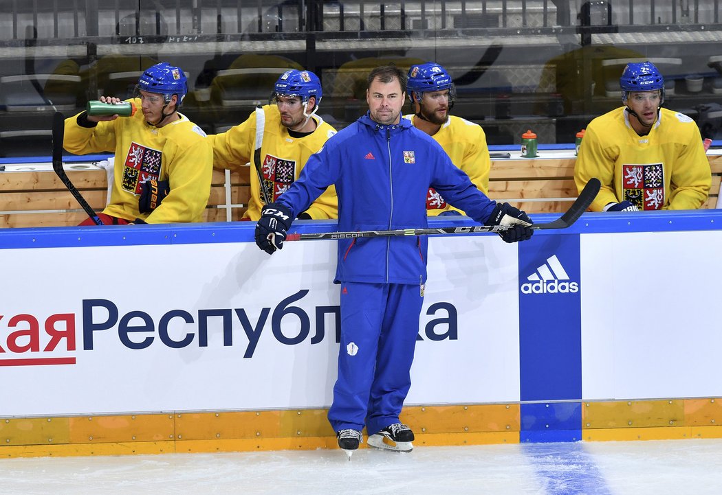 Asistent trenéra české hokejové reprezentace Jaroslav Špaček