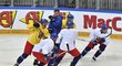 Čeští hokejisté během přípravy na Světový pohár