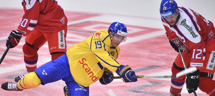 Český hokejový národní tým podlehl na Švédských hrách domácímu výběru 1:3.