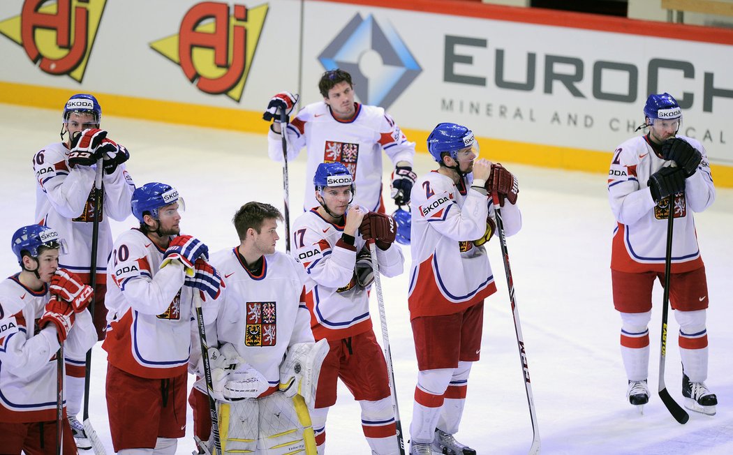 Čeští hokejisté i přes řadu šancí v závěrečné třetině už vyrovnat nedokázali