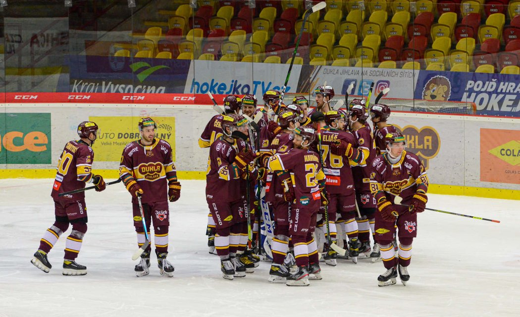 Jihlava zvládla důležitý duel, rivala z Třebíče udolala 4:3 po nájezdech