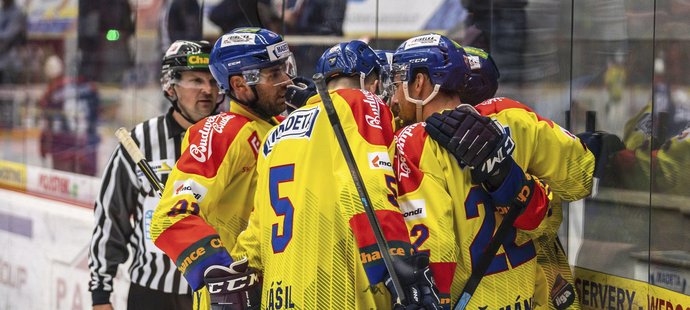 Motor si jednoznačně poradil s Kadaní a na jejím ledě vyhrál 7:1, útočník Jan Veselý nasázel hattrick