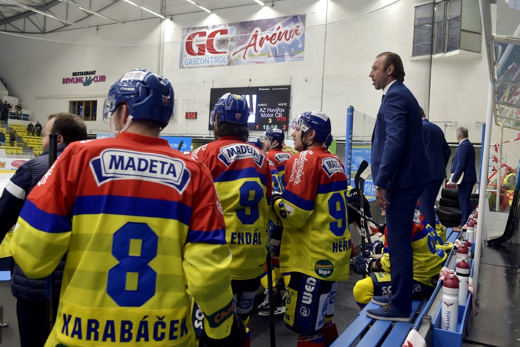 Budějovický trenér Václav Prospal mohl být spokojený, jeho tým zvládl třetí čtvrtfinále v Havířově a v sérii vede 2:1 na zápasy