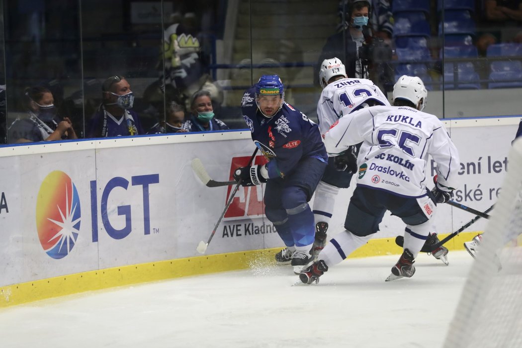 Tomáš Plekanec přispěl Kladnu třemi body (1+2) k výhře 7:1 nad Kolínem