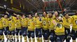 Zlínští hokejisté slaví titul v Chance lize a zahrají si baráž