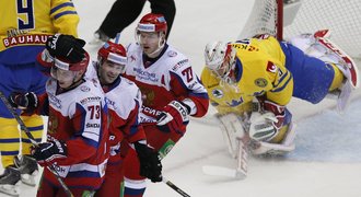 Hokejisté Ruska vydřeli v Soči vítězství 3:2 nad Švédskem