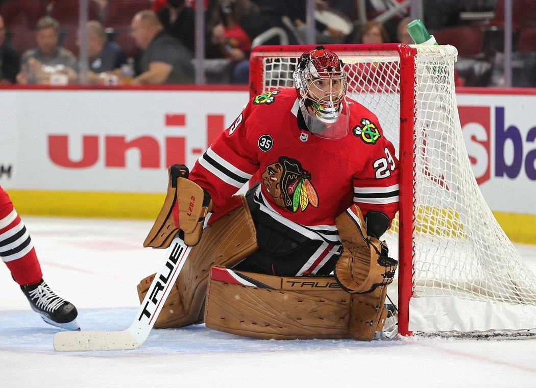 Marc-André Fleury v nové chicagské výstroji