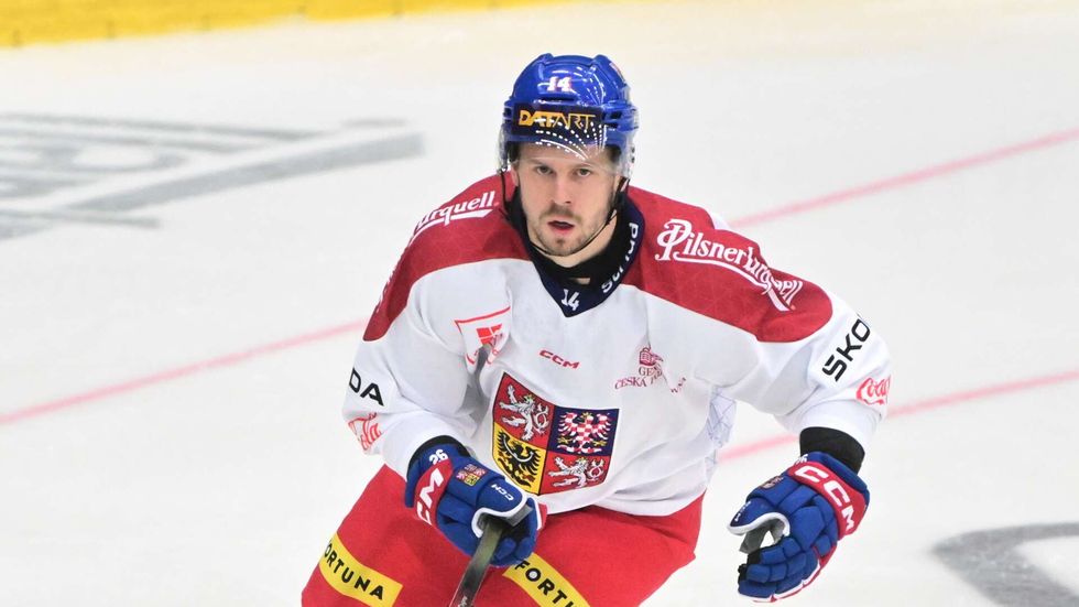 Filip Chlapík v zápase s Finskem