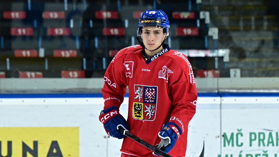 Obránce Českých Budějovic Tomáš Cibulka v reprezentačním dresu