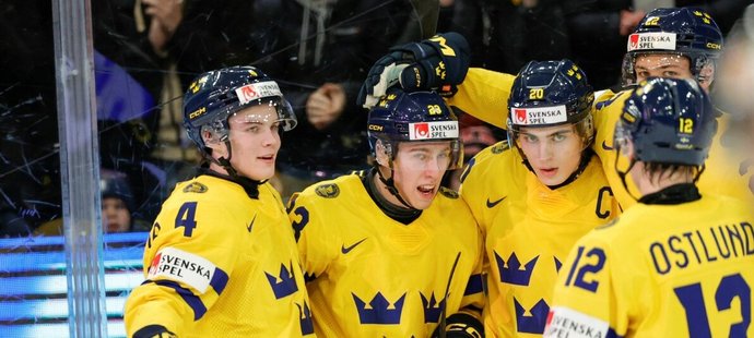 Švédi slaví v zápase proti Kanadě