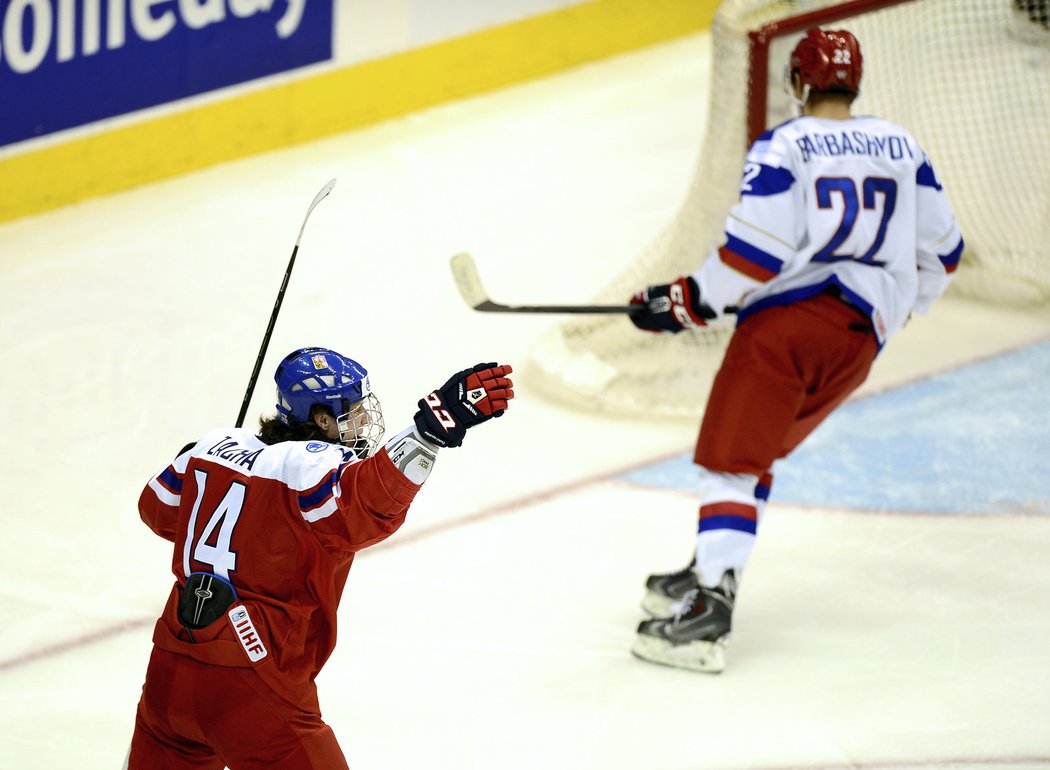 Druhou branku vstřelil Pavel Zacha.