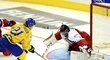 Čeští hokejisté prohráli v prvním zápase na mistrovství světa hráčů do 20 let se Švédskem 2:5