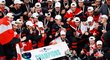 Kanadští hokejisté slaví zisk titulu mistrů světa