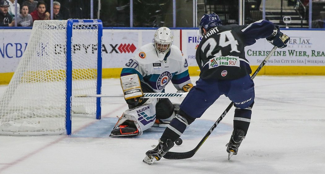 Poslední sezonu strávil Garet Hunt v dresu Jacksonville IceMen