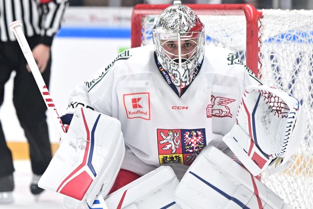 Petr Mrázek během přípravy na MS Petr Mrázek během přípravy na MS