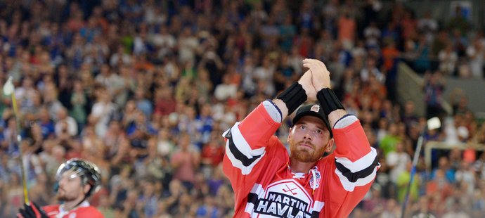 Mistr světa z roku 2000 Martin Havlát ukončil hokejovou exhibicí v Brně svojí bohatou kariéru