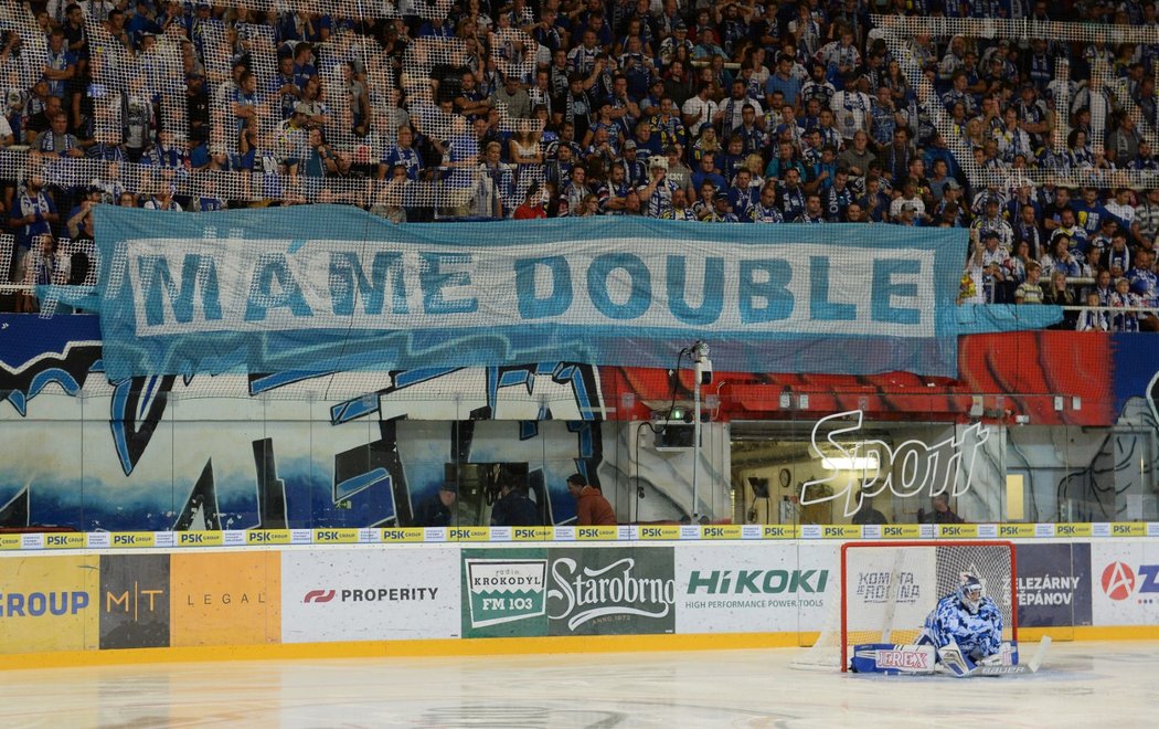 Choreo fanoušků Komety Brno