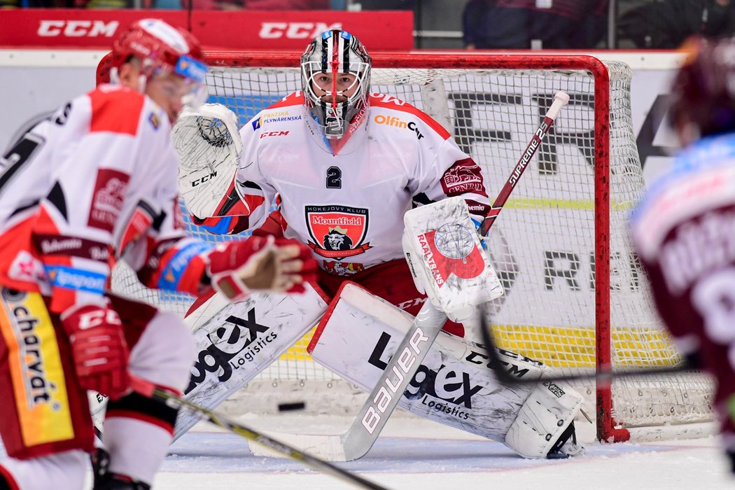 Marek Mazanec z Mountfieldu HK se chystá zasáhnout do střely