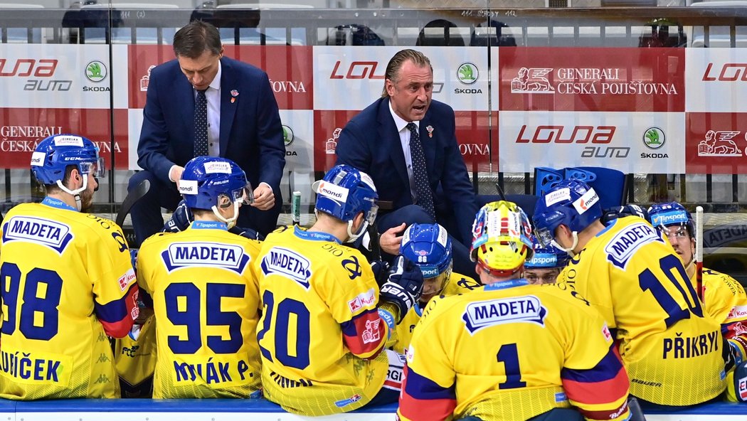 Kouč Českých Budějovic Václav Prospal zvyšuje hlas na své svěřence