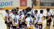 Hokejisté Litvínova slaví vítězství nad Spartou