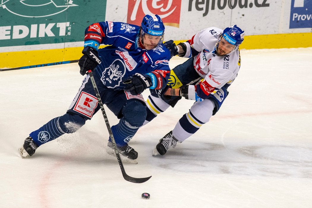 Jaromír Jágr v zápase o přežití proti Českým Budějovicím