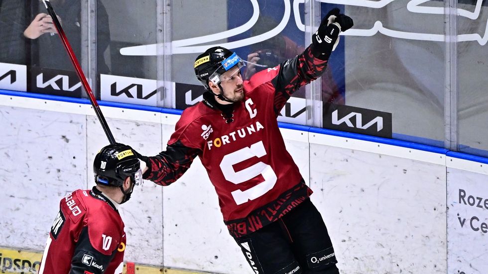 Radost kapitána Sparty Filipa Chlapíka z gólu