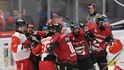 Hromadná šarvátka mezi hokejisty Olomouce a Sparty