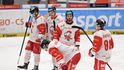 Hokejisté Olomouce smutní po prohře se Spartou