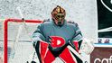 Brankář Malcolm Subban na prvním tréninku v Pardubicích