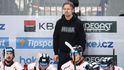 Trenér Róbert Petrovický na střídačce Olomouce